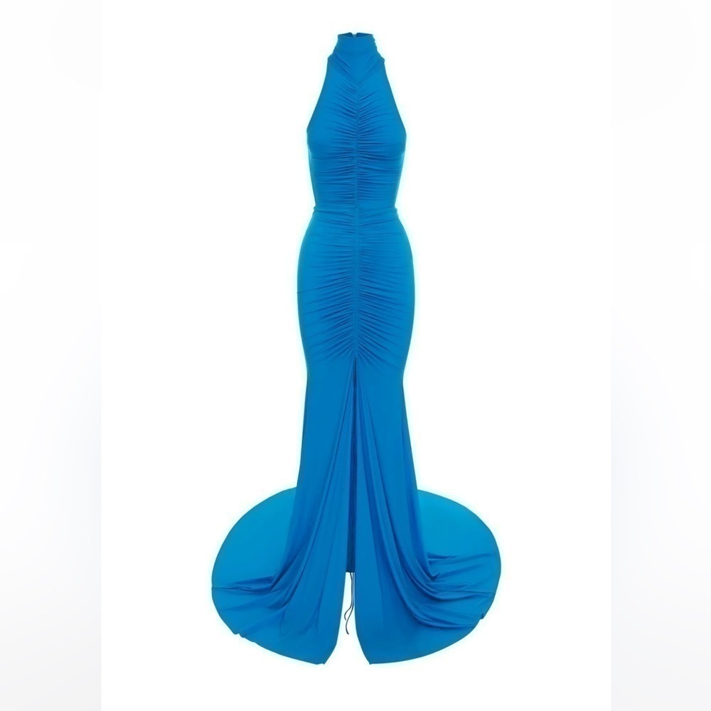 Alex Perry Lorne Gown Blue